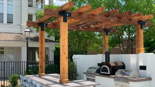pergola install work locust nc
